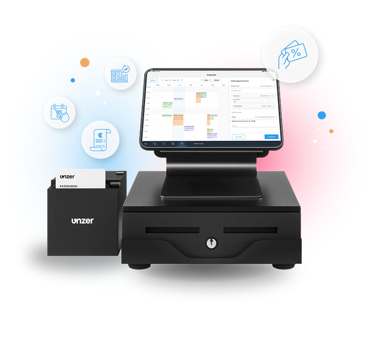 Tillhub Kassensysteme - Funktionen für alle Geschäftsbereiche