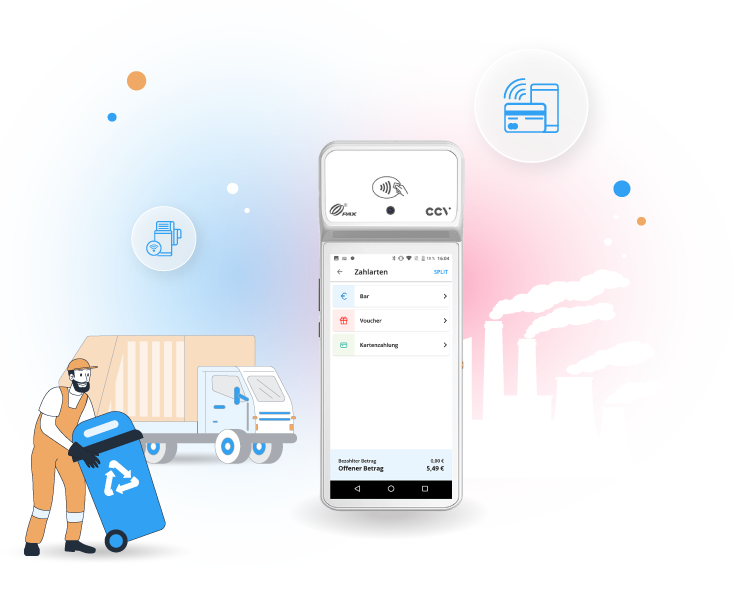 POS Go: Die All-in-One Mini-Kasse von Tillhub für die Entsorgungswirtschaft