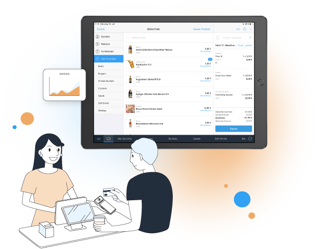 Das Tillhub All-in-One Kassensystem - Funktionen für alle Geschäftsbereiche